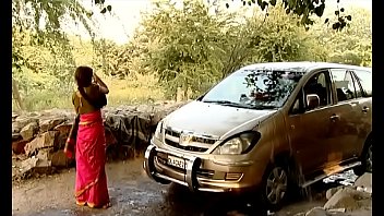 Desi Village Bhabhi Gets Wet While Washing Car… Uncut Full Scene