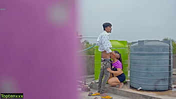 Steamy Rooftop Rendezvous In Hindi, But Don’t You Dare Finish Inside