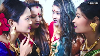 Horny Desi Landlord Brothers Tag-team Their Four Wives In A Wild Orgy Gangbang