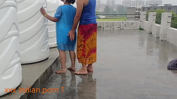 Sultry Indian Bhabhi’s Wet Rain Bath Leads To Steamy Fucking Scene