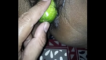 A Desi Wife Hungrily Devours A Thick, Juicy Cucumber