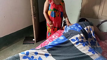 Husband Fucks The Maid Hard After Wife Leaves For Office