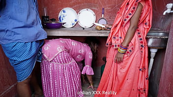 Indian Step Family’s Kitchen Fuck Fest