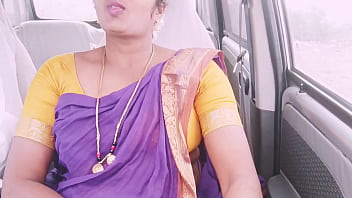 Filthy Telugu Whispers As The Housemaid Gets Fucked In The Car