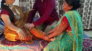 Servant And Mistress Gangbang: Raw Desi Orgy Action