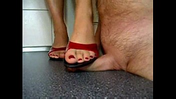 Desi Bhabhi Crushing Her Devar’s Hard Cock Under Her Feet