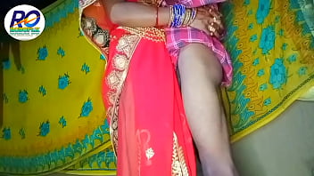 Indian Bhabhi Gets Pounded Hard In Doggy Style, Lifting Her Red Sari To Take It Deep In Her Ass