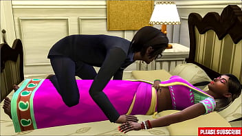 Stepmom And Stepson Share A Bed After Her Long Day At Work