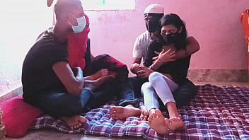 Desi Couple’s Filthy Wife Swap And Raw Foursome Fuck Fest