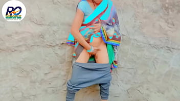 Desi Bhabhi Lifts Her Saree To Flash Her Wet Pussy And Ass Before Getting Fucked Hard At Home