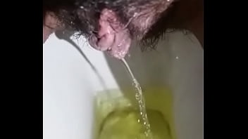 Desi Babe Letting Her Golden Stream Flow