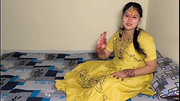 Sari-clad Newlyweds Sneaking Off For A Forbidden Wedding Night Quickie