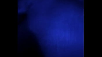 Bhabhi Gets Wild In The Blue Glow, Taking It Hard From Behind