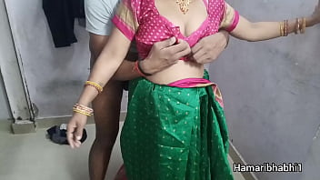 Saree-clad Indian Bhabhi Gets Pounded Hard In Raw, Sweaty Action