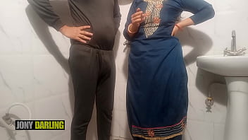 Smoking In The Bathroom, A Bihari Man Pounds A Punjabi Bhabhi Hard While She Moans In Dirty Hindi And Punjabi