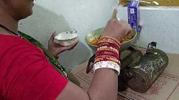 Fucking The Maid Making Chicken On The Kitchen Counter – Clear Hindi Voice