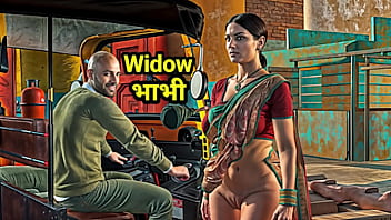 Desi Widow Stepsister Gets Ravaged By The Lender While The Borrower Watches, Hindi Audio