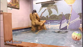 Mona The Indian Bhabhi Gets Wet And Wild In The Pool