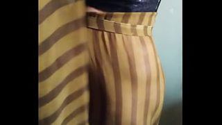 Sultry Black Blouse Saree Seduction