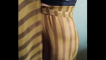 Sultry Black Blouse Saree Seduction