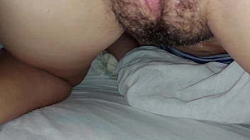 Fingering My Stepsister’s Wet Cunt As We Watch Porn Together, See How She Craves It