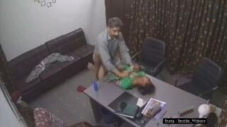 Caught On Camera: The Boss’s Steamy Desi Office Fling With His Employee