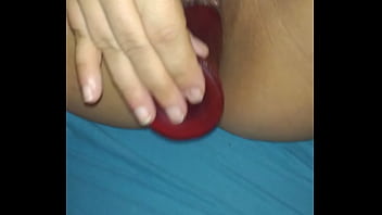 Naughty Girl Stuffing Her Toy Deep Inside