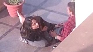 Desi College Slut Deepthroats Janitor’s Cock In Public