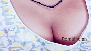Desi Babe Flaunts Her Cleavage For Her Stepbrothers.