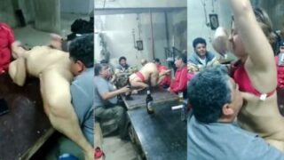 Filthy Slut Services A Gang Of Guys In A Raw Desi Fuck Tape