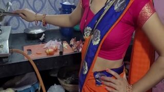 Hot Desi Kitchen Fuck: Horny Couple Gets Naughty While Cooking