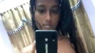 Hot Tamil Teen Strips Naked In Her Room, Sending Steamy Selfies To Her Boyfriend