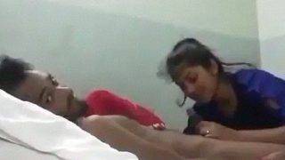 Indian Girlfriend Deepthroating Cock In Hardcore Oral Sex