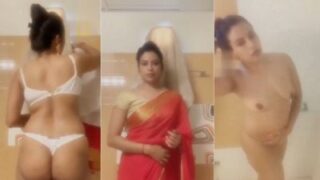 Desi Babe From Lucknow Films Her Own Steamy Shower Mms