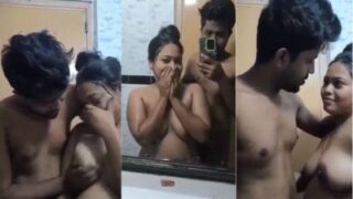 Filthy Fuck Session In The Shower With My Big-titted Girlfriend