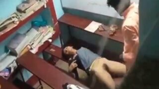 Sultry Coed Gets Drilled By Her Desperate Professor In The Lecture Hall