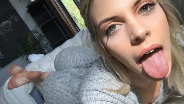 Blonde Babe Gets Ravaged On The Sofa By Real Amateurs