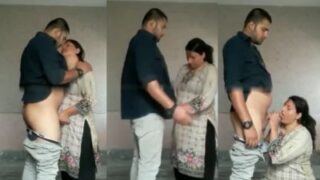 Desi Slut Wife Sucks Off Her Secret Lover Outdoors