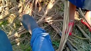 Hot Indian Newlyweds Getting Wild Outdoors In A Steamy Sex Tape