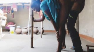 Standing Doggy Style: Husband Pounding His Wife Against The Wall
