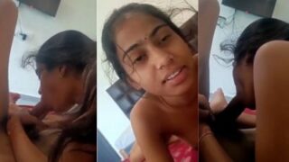 Tamil Fuck Tape: Boyfriend Forces His Girl To Gag On His Cock