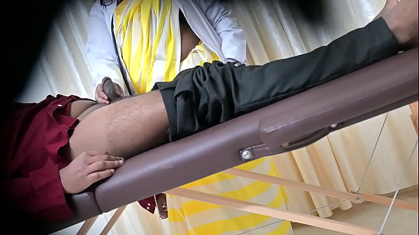 Indian Doctor Sahiya Pleasuring A Patient With A Handjob