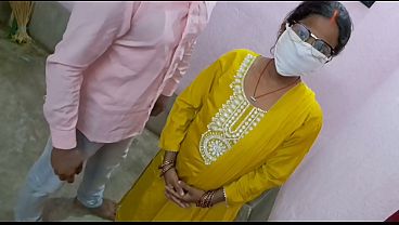 Desi Sister-in-law Sucks Brother-in-law’s Cock While Watching The Door