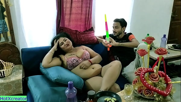 Sizzling Indian Milf’s Birthday Bash: Naughty Fuck With Young Stud!