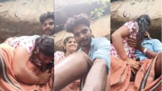 Al Fresco Tamil Passion: A Wild Girl Deep-throating Her Lover’s Cock Under The Open Sky