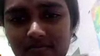 Busty Hyderabad Babe Flashing Her Tits For Her Boyfriend