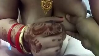 Desi Bride’s Wedding Night Sex Tape With Her Horny Husband