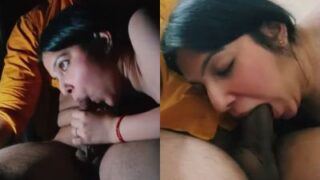 Experienced Wife Demonstrates The Art Of Deep-throating To Her Secret Paramour
