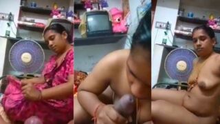 Horny Housewife Deepthroats Her Man’s Cock On The Marital Mattress