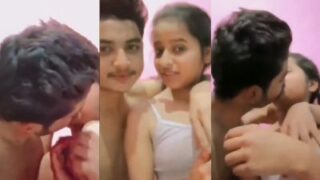 Passionate Makeout Leads To Groping Her Bare Chest